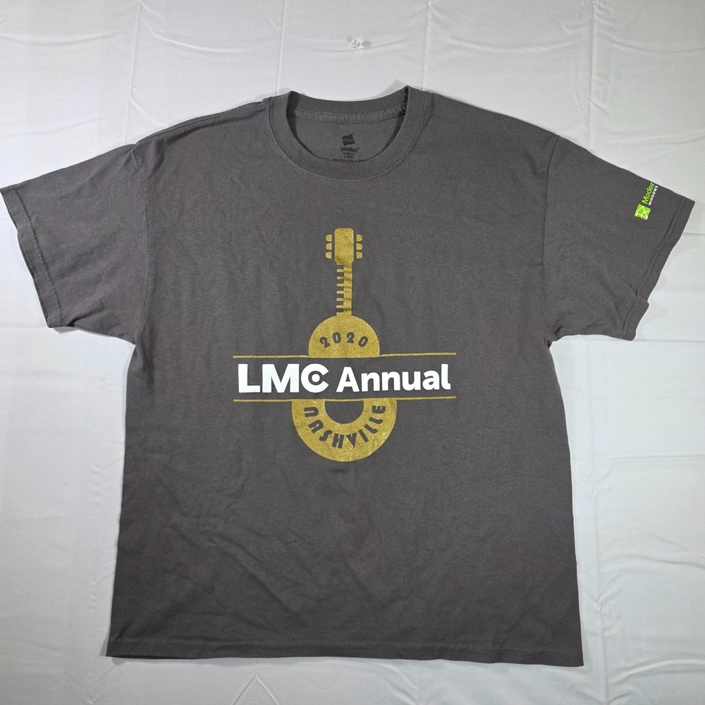 gray large Hanes ComfortBlend LMC Annual t shirt